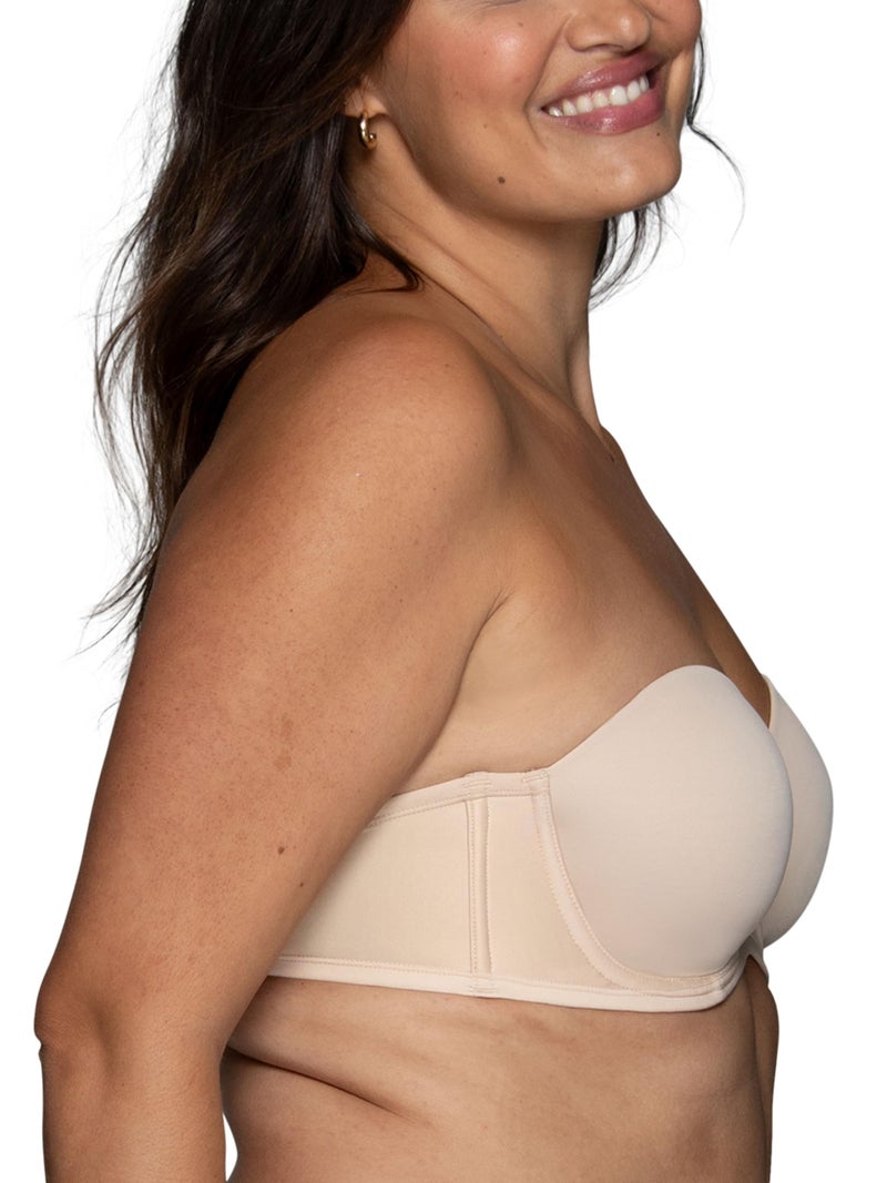 Vanity Fair womens Beauty Back Smoothing Strapless (34b - 44dd) Bra, Rose Beige, 40B US - Image 2